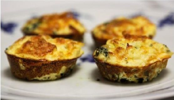 Spinach and Feta Mini Quiches