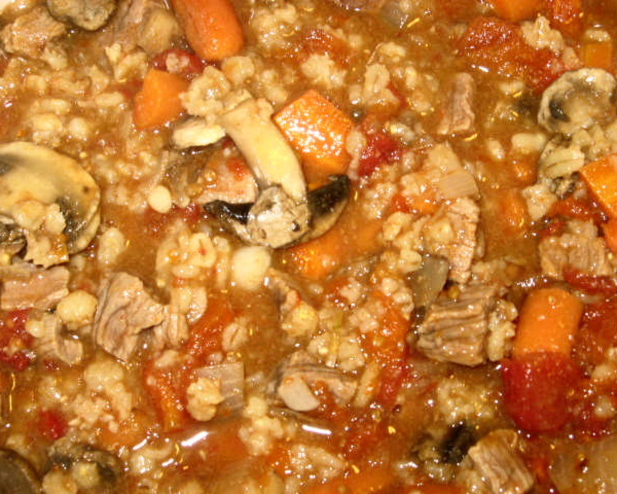 Classic Beef and Barley Stew with Root Vegetables