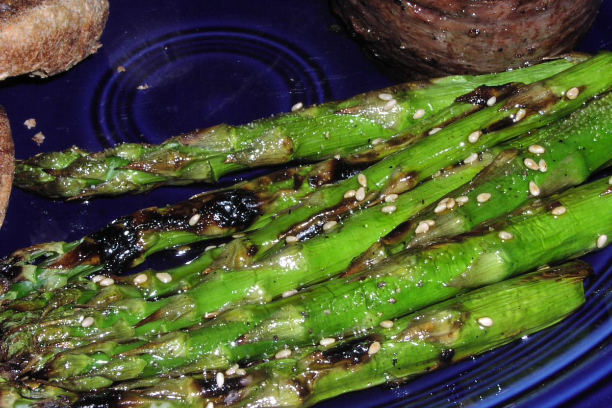 Firelight Grilled Asparagus with Smoked Paprika