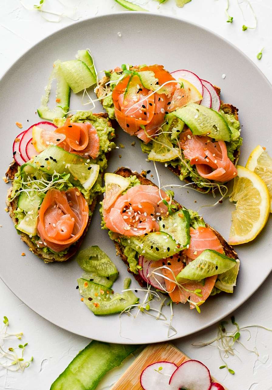 Avocado-Smoked Salmon Chaffle
