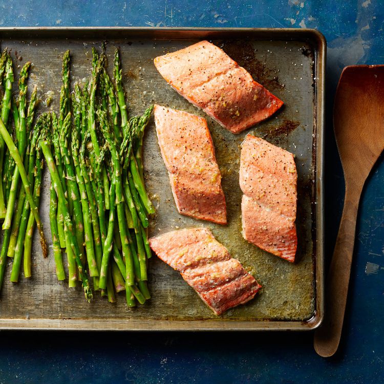 Citrus-Glazed Salmon with Asparagus