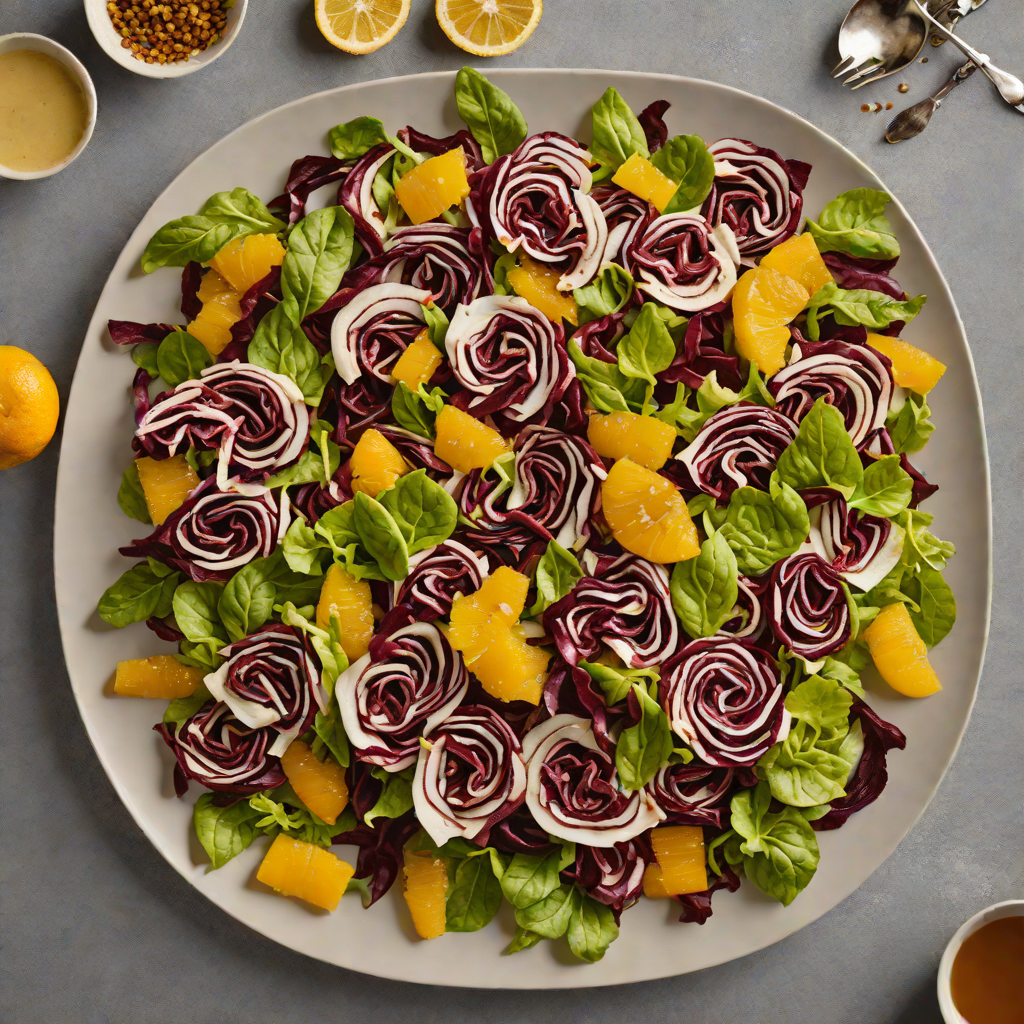Bitter-Sweet Radicchio Salad with Citrus Vinaigrette