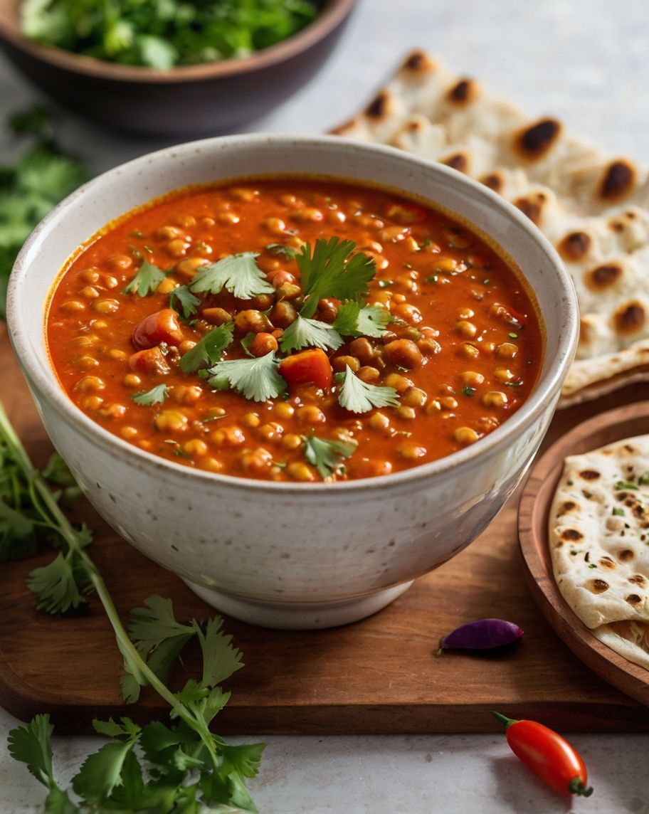Slow-Cooked Red Lentil Soup with Cumin