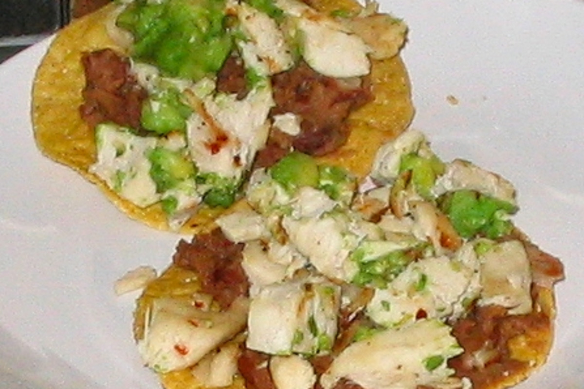 Masa-Spiced Chicken Tostadas with Avocado