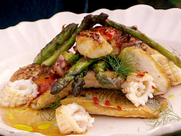 Simple Herb-Roasted Fish with Asparagus