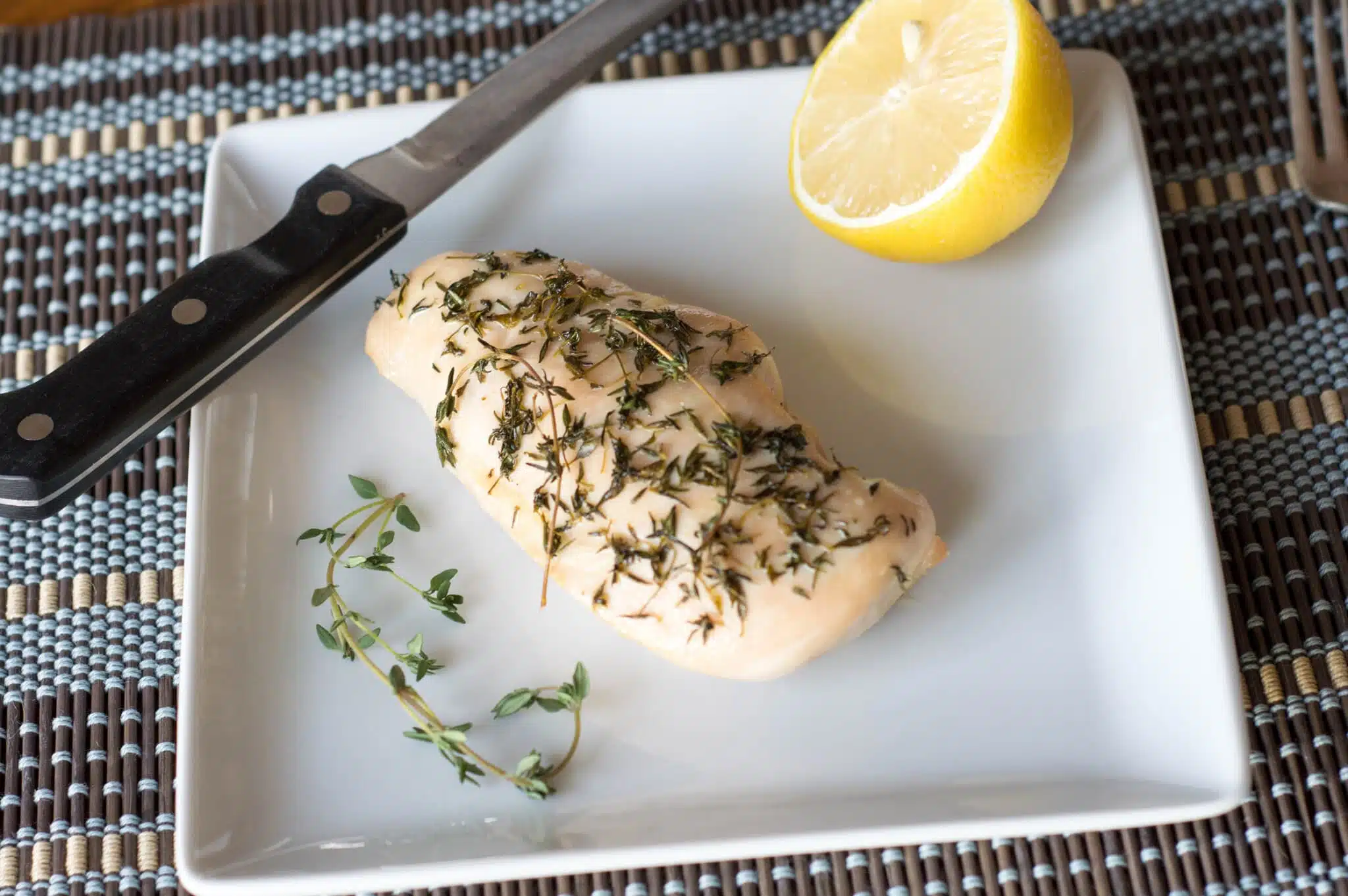 Ring-Molded Chicken Breast with Lemon and Thyme