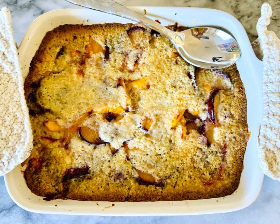California Stone Fruit Cobbler