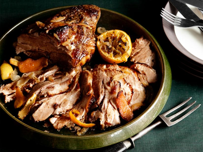 Slow-Roasted Pork Shoulder with Citrus and Garlic Mojo