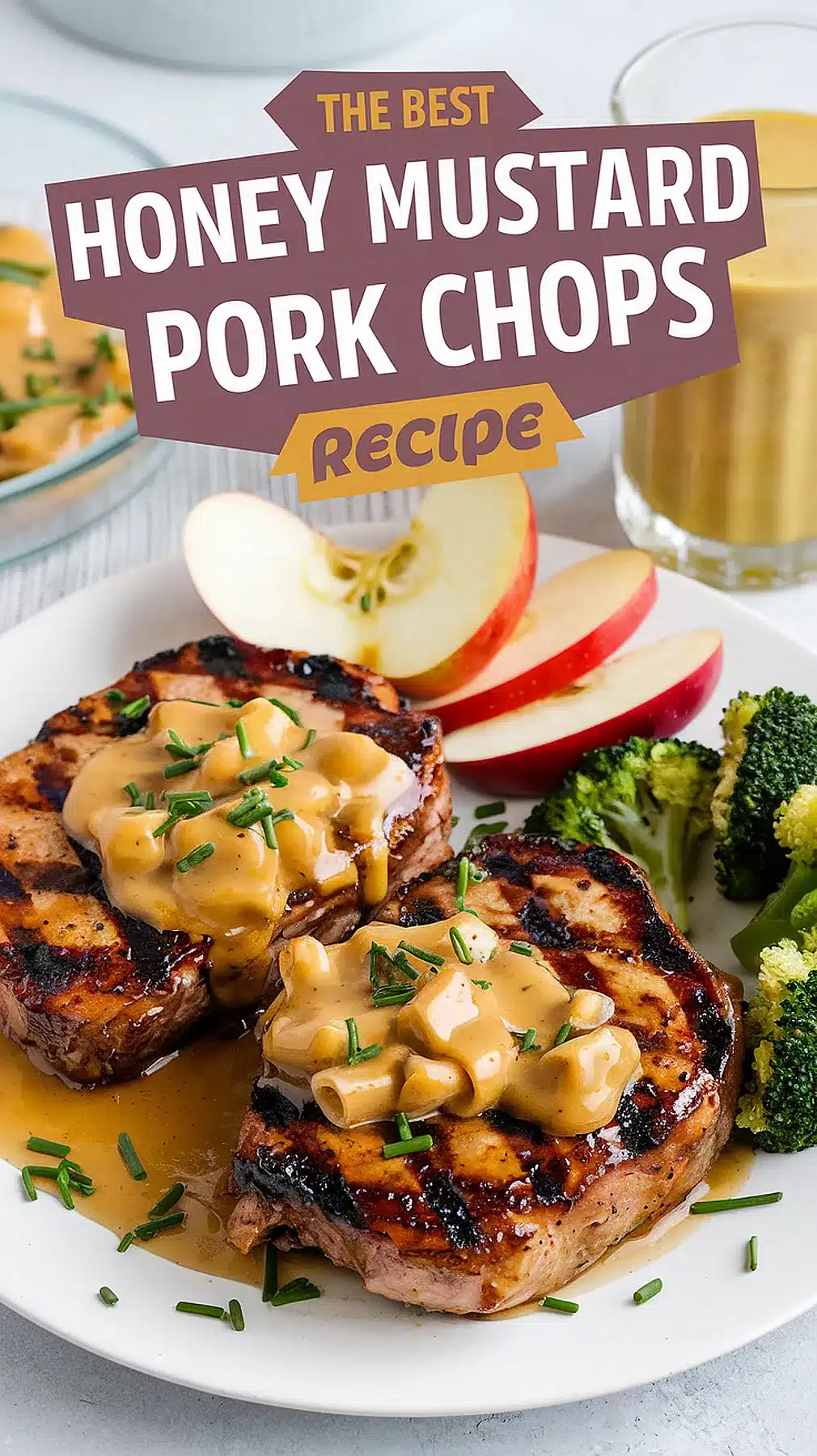Honey-Mustard Pork Chops with Roasted Carrots