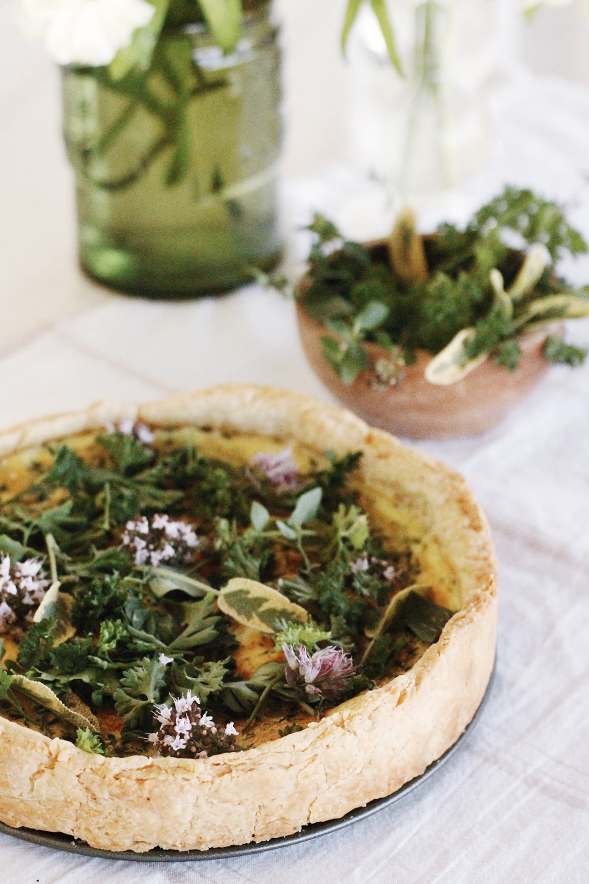 Springlessen Herb Quiche