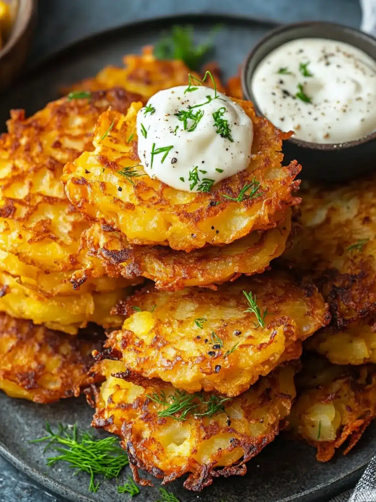 Crispy Fenugreek Seed Potato Fritters