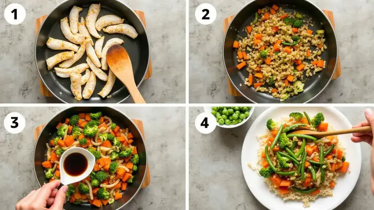 Stir-Fried Chicken with Seasonal Vegetables