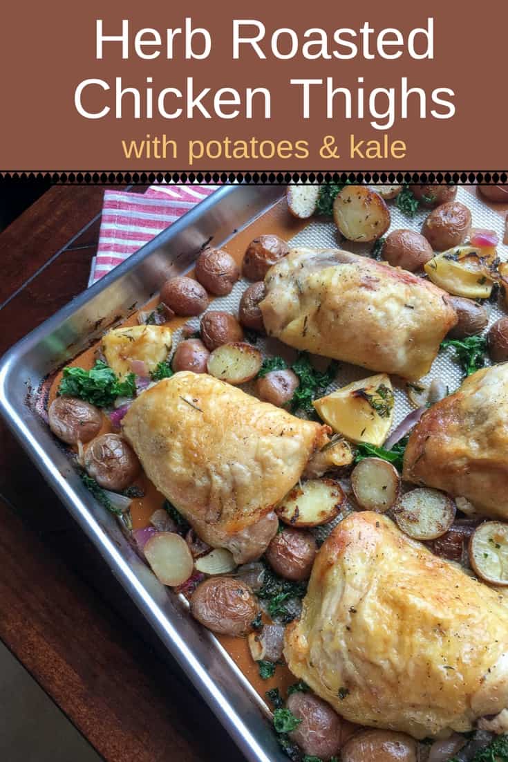 Herb-Roasted Chicken Thighs with Parsley Potatoes