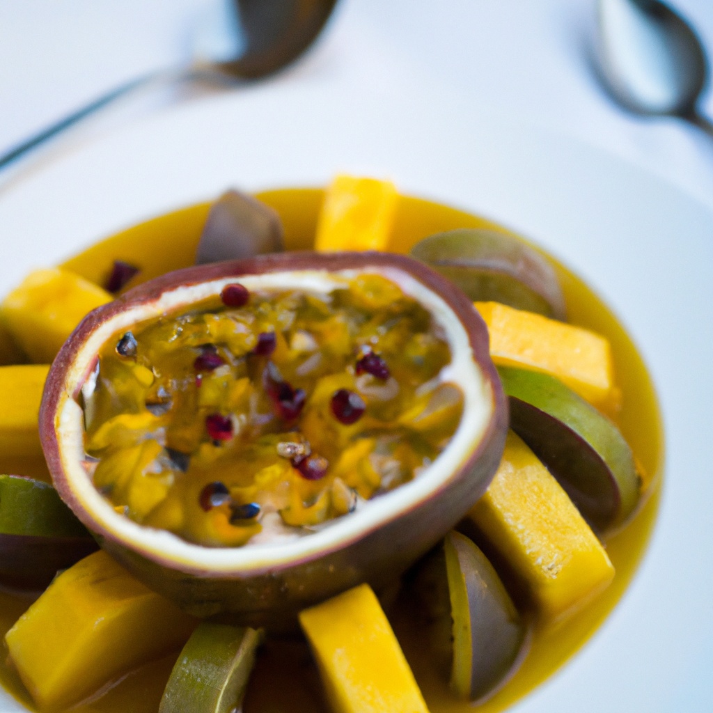 Passion Fruit Pineapple Salad