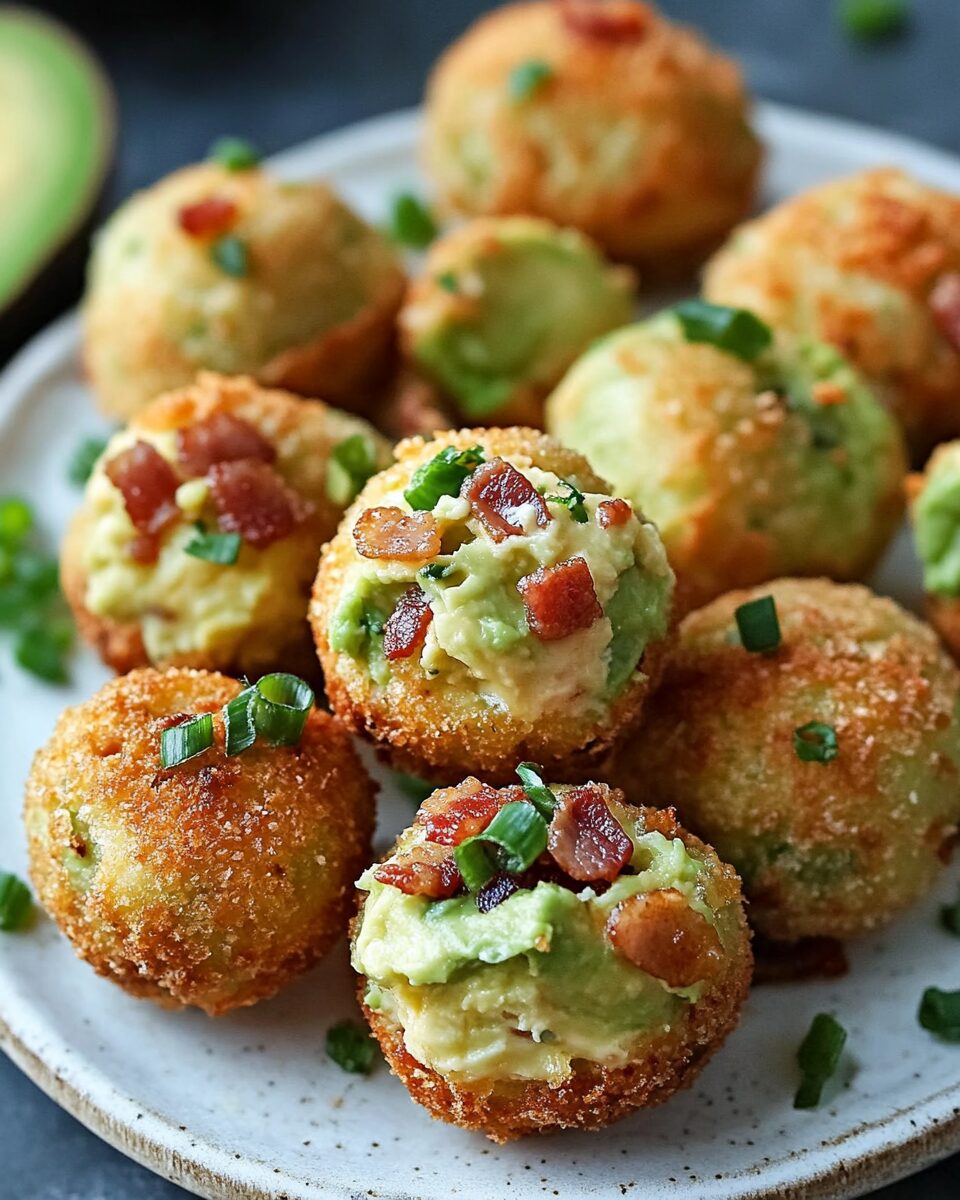 Avocado and Bacon Bites