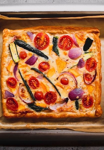 Belgian Cheese and Vegetable Tart