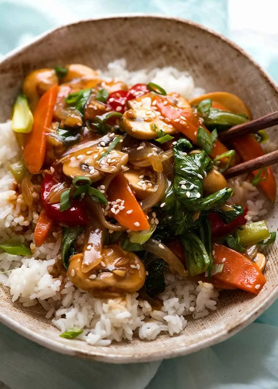 Vegetable Stir-Fry with Fresh Herbs