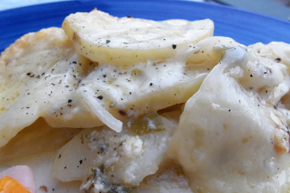 Herb-Gruyere Scalloped Potatoes