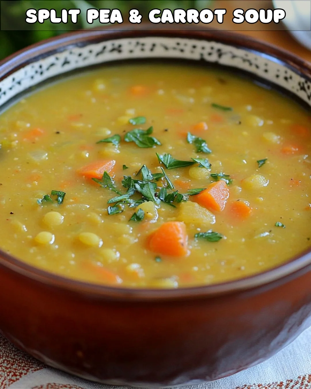 Split Pea and Carrot Soup
