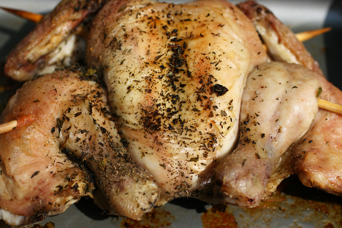 Grilled Lemon-Dill Chicken with Herb Butter