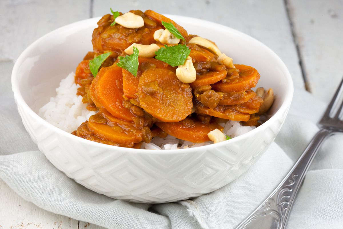 Slow-Cooked Lentil and Carrot Stew