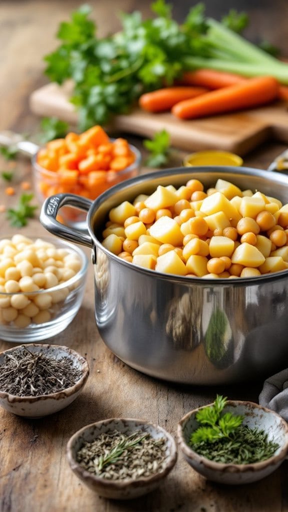 One-Pot Chicken and Potato Stew with Thyme