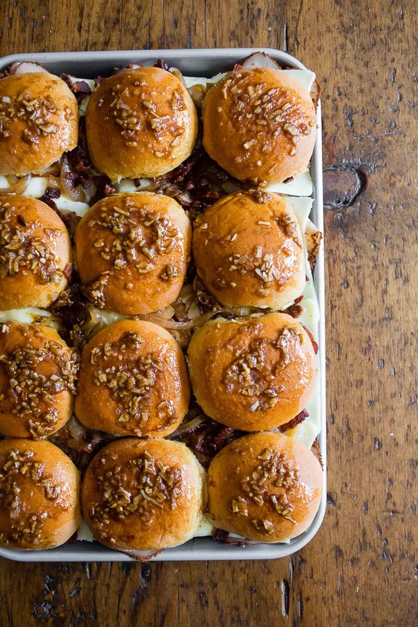 Baked Turkey and Bacon Mornay Sandwich