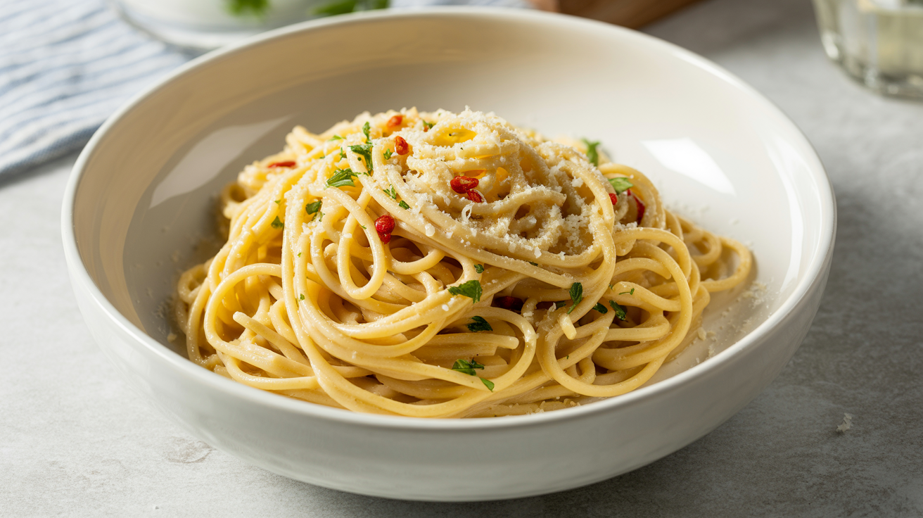 Budget-Friendly Spaghetti with Garlic and Olive Oil