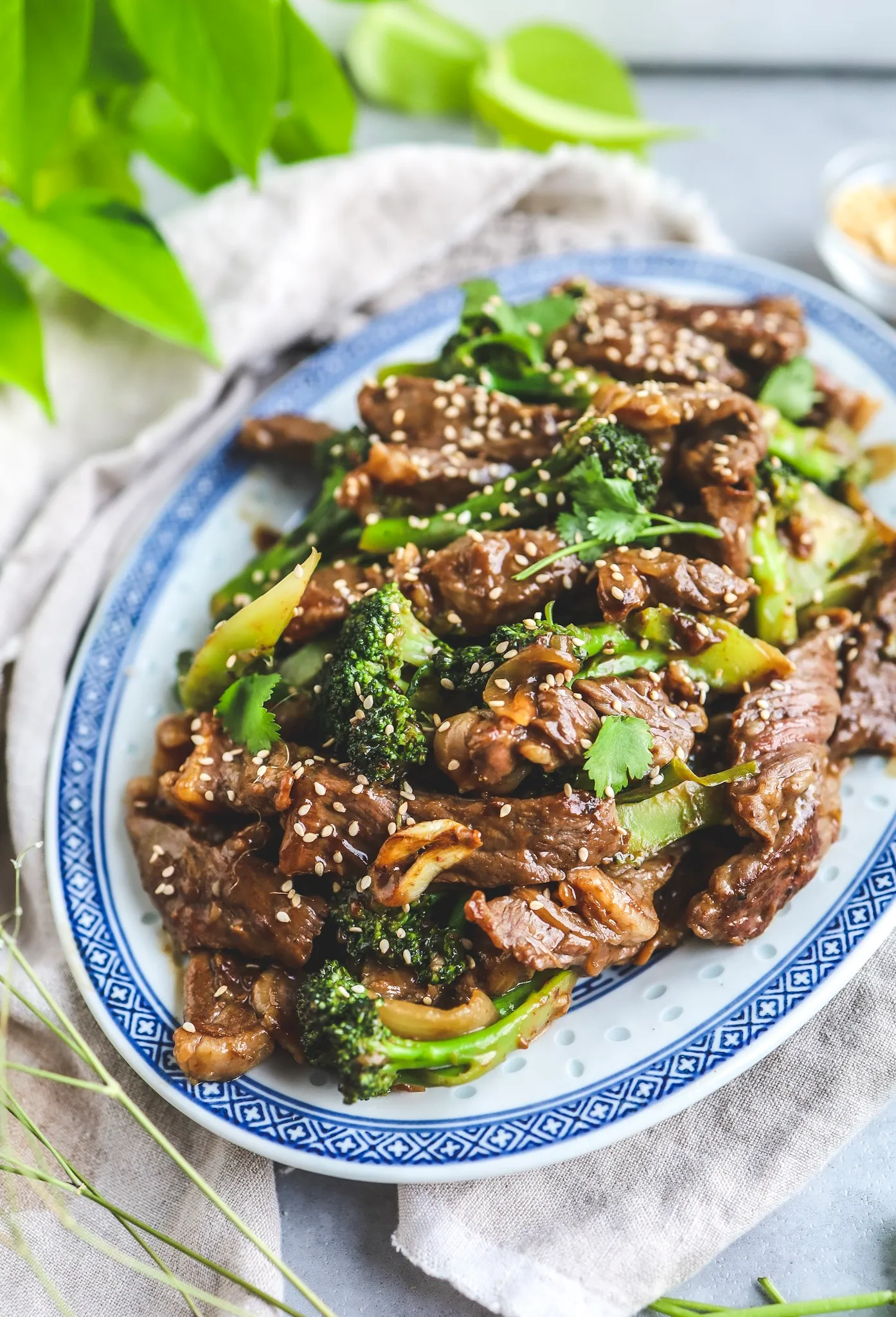 Beef and Broccoli Stir-Fry with Half the Oil