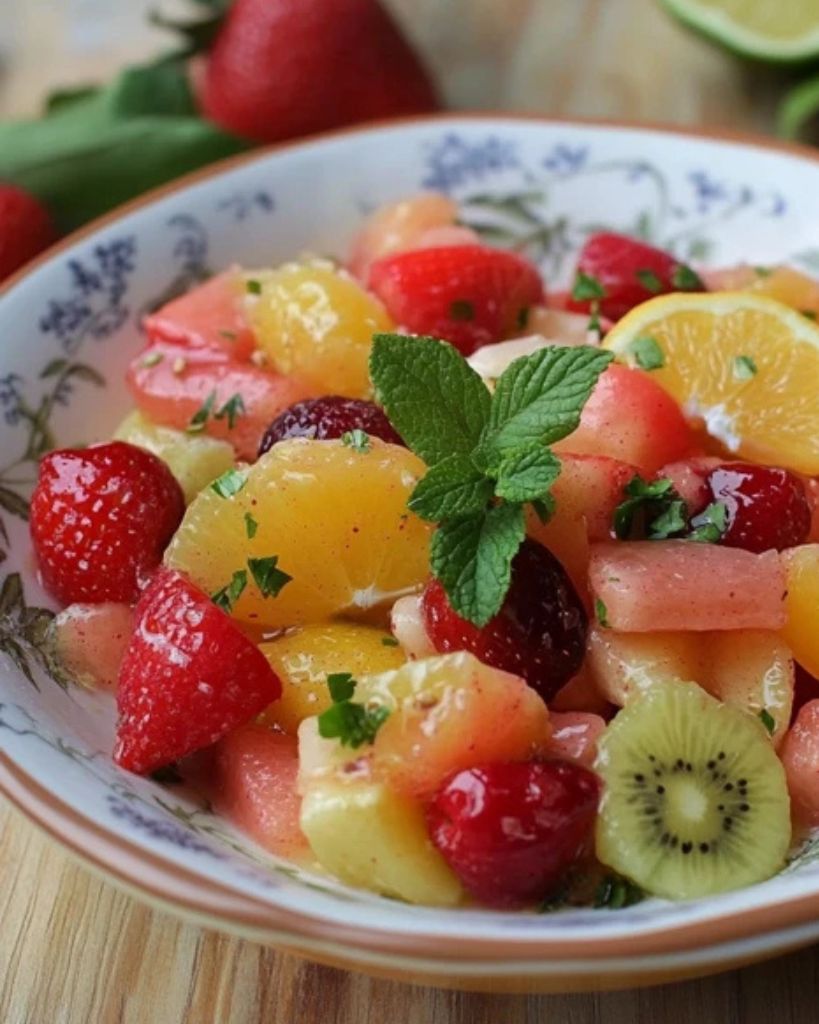 Citrus-Fruited Fruit Salad with Honey Vinaigrette