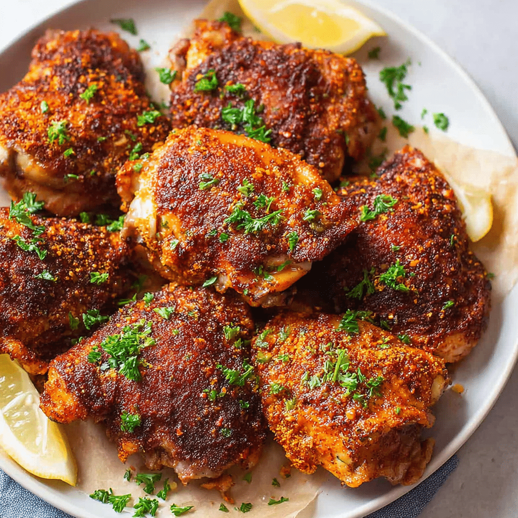 Bourbon-Glazed Chicken Thighs with Smoked Paprika