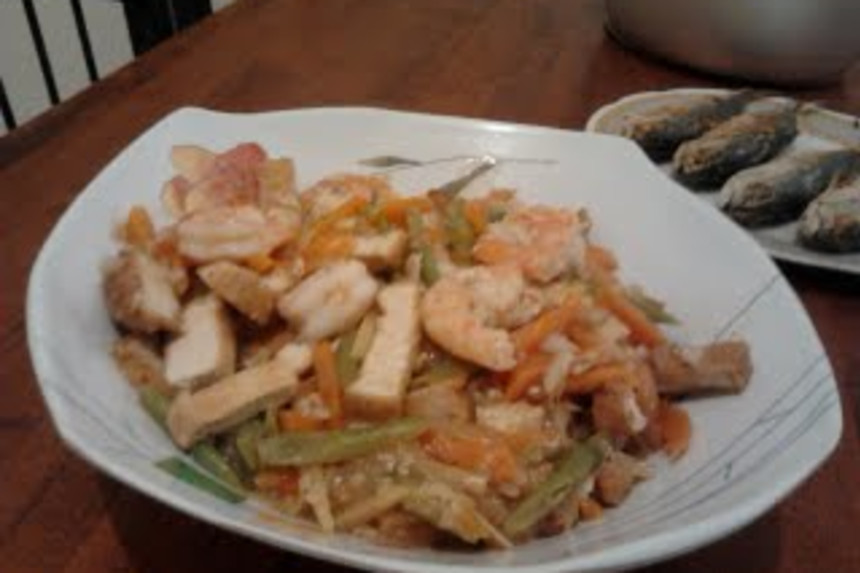 Stir-Fried Shrimp & Tofu