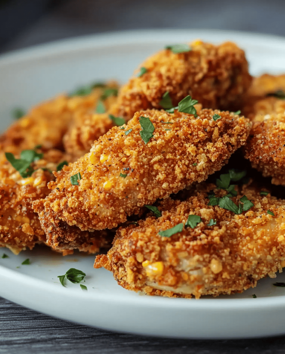 Bourbon-Glazed Chicken Thighs with Cornbread Crumbs