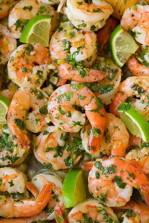 Citrus-Marinated Shrimp with Cilantro Lime Rice