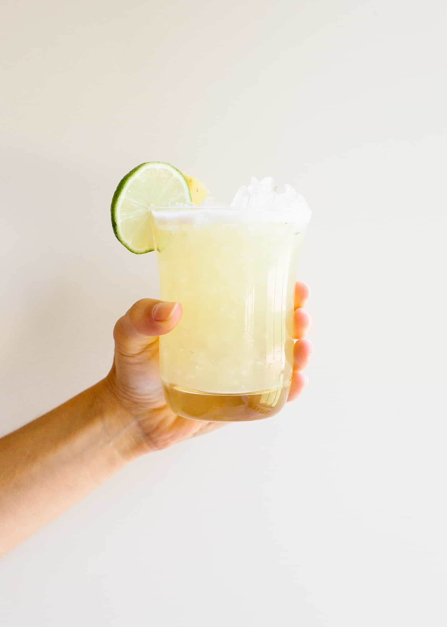 Shaken Pineapple-Ginger Rum Punch