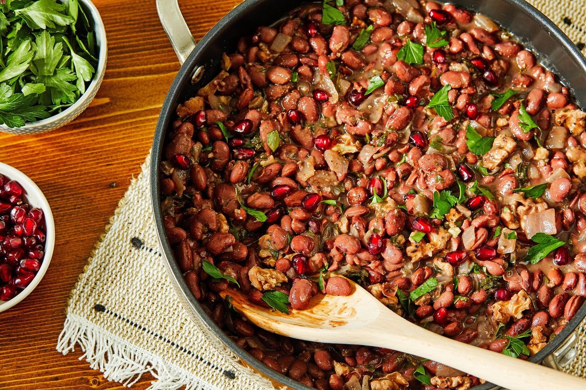 Kashmiri Red Kidney Bean and Turnip Stew