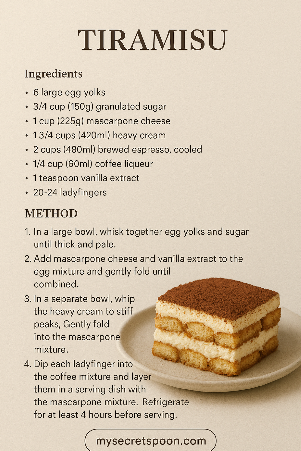 Imbibe Tiramisu