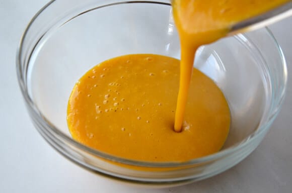 Pureed Butternut Squash and Apple Soup
