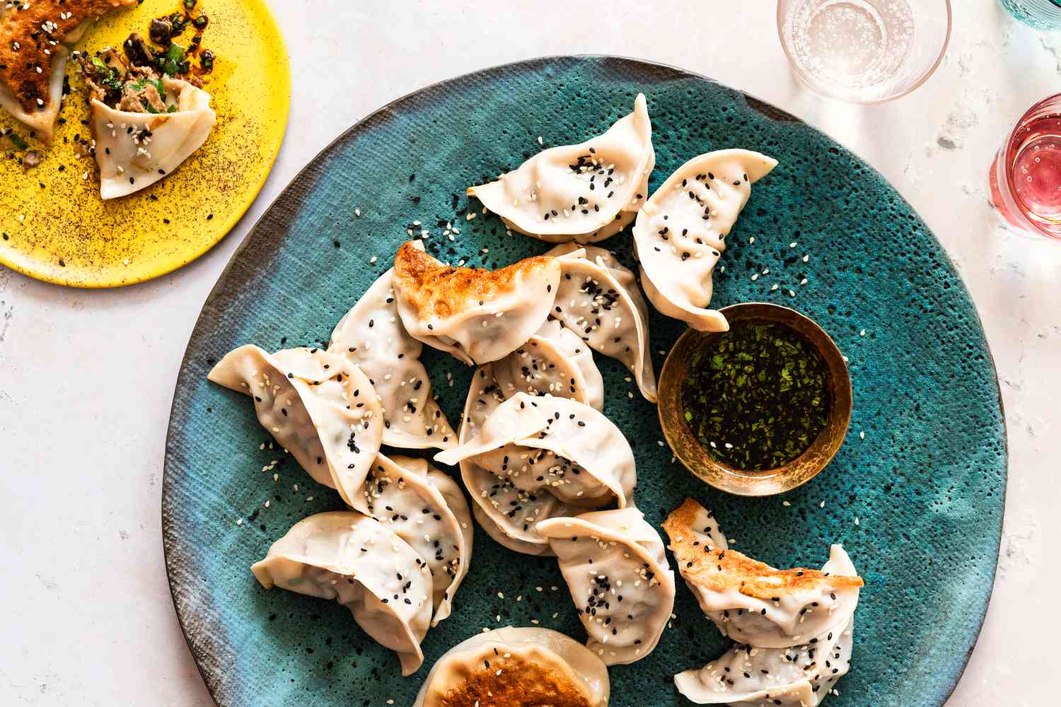 Fried Lamb Dumplings with Caramelized Onions