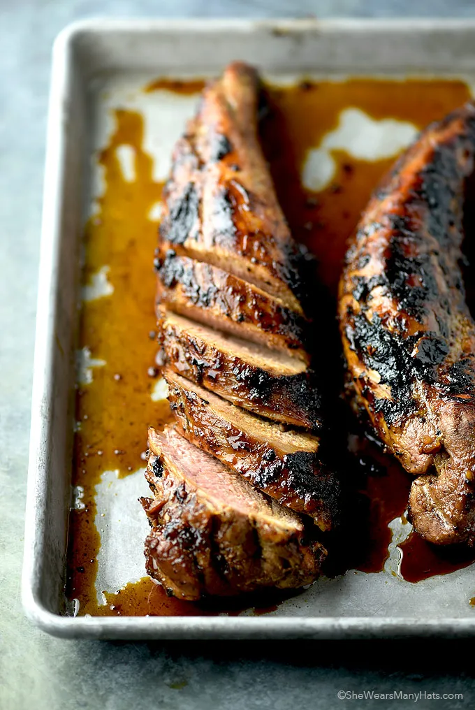 Honey-Soy Glazed Pork Tenderloin with Bok Choy