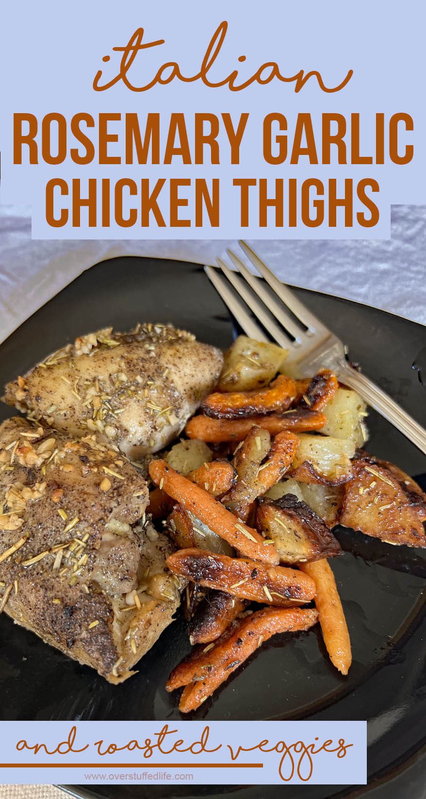 Rosemary-Garlic Chicken Thighs with Lemon-Herb Sauce