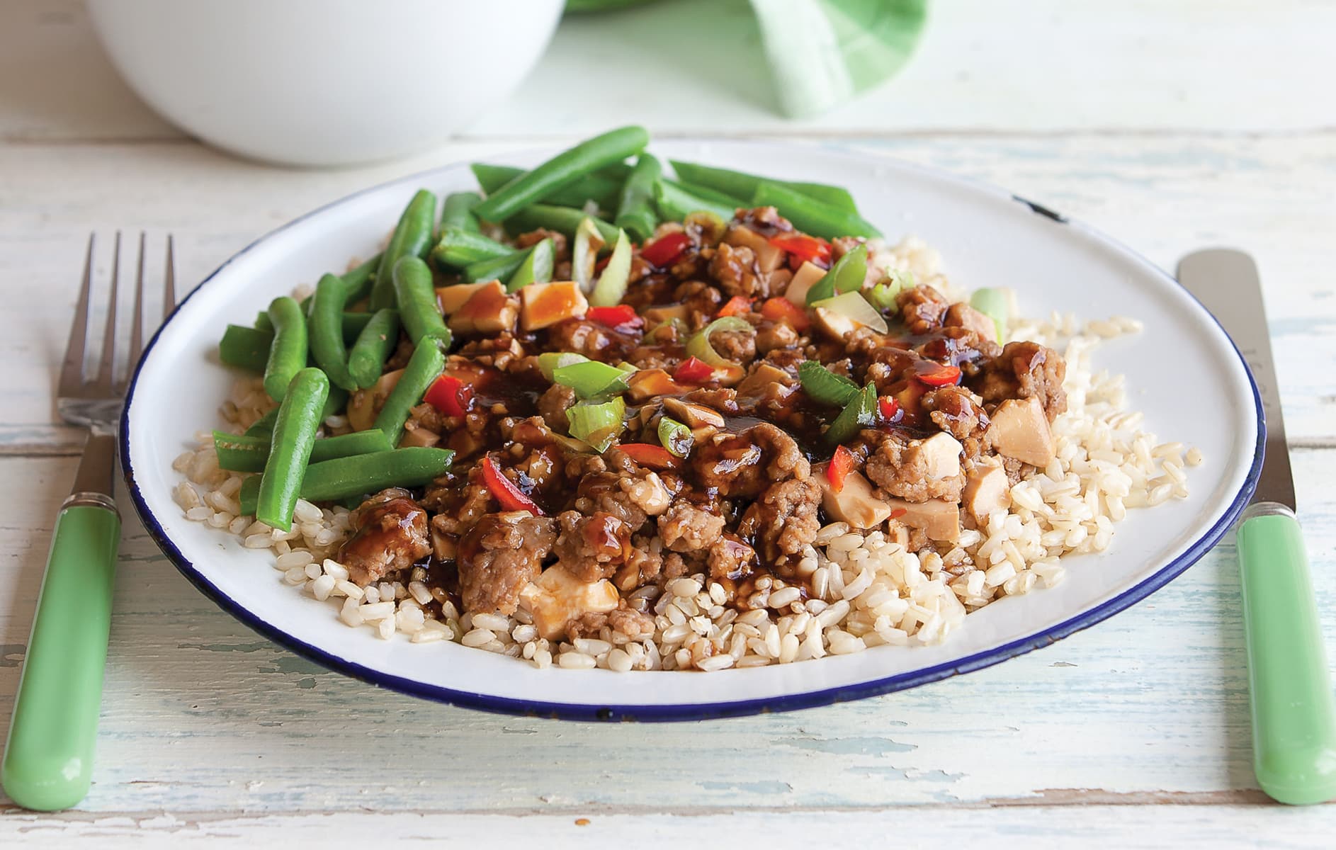 Stir-Fried Spicy Tofu with Pork and Chili Oil
