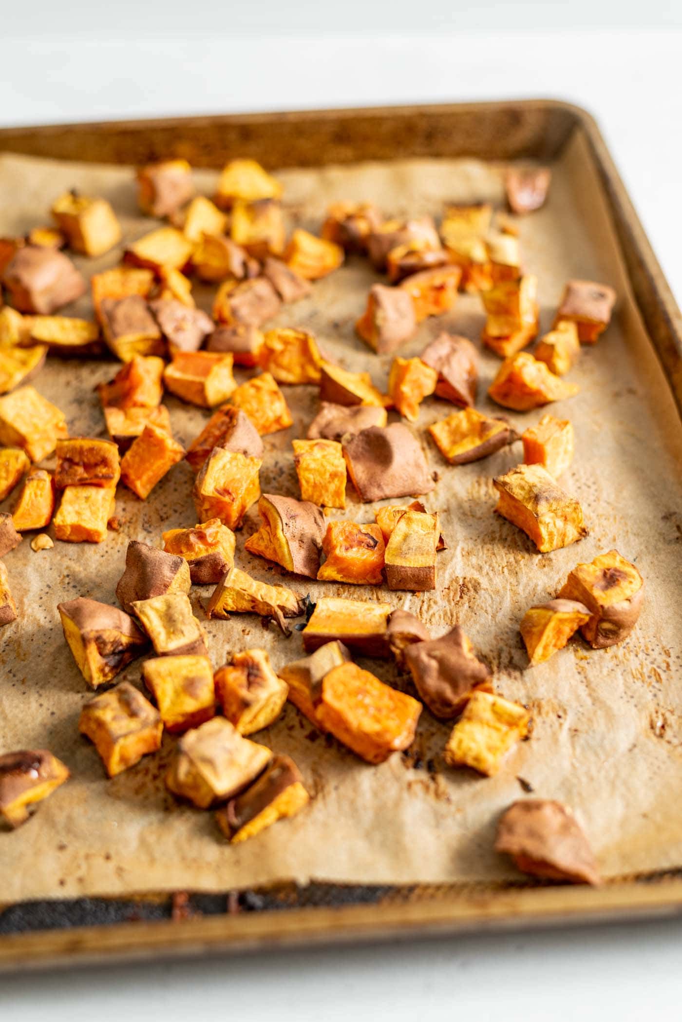 Savory Miso-Glazed Sweet Potato Wedges with Greens