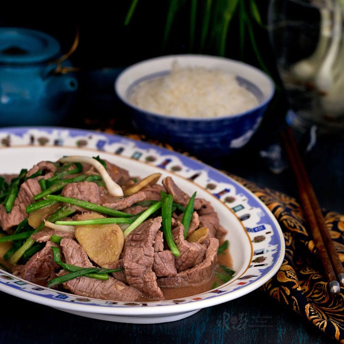 Quick Ginger-Scallion Beef Stir-Fry