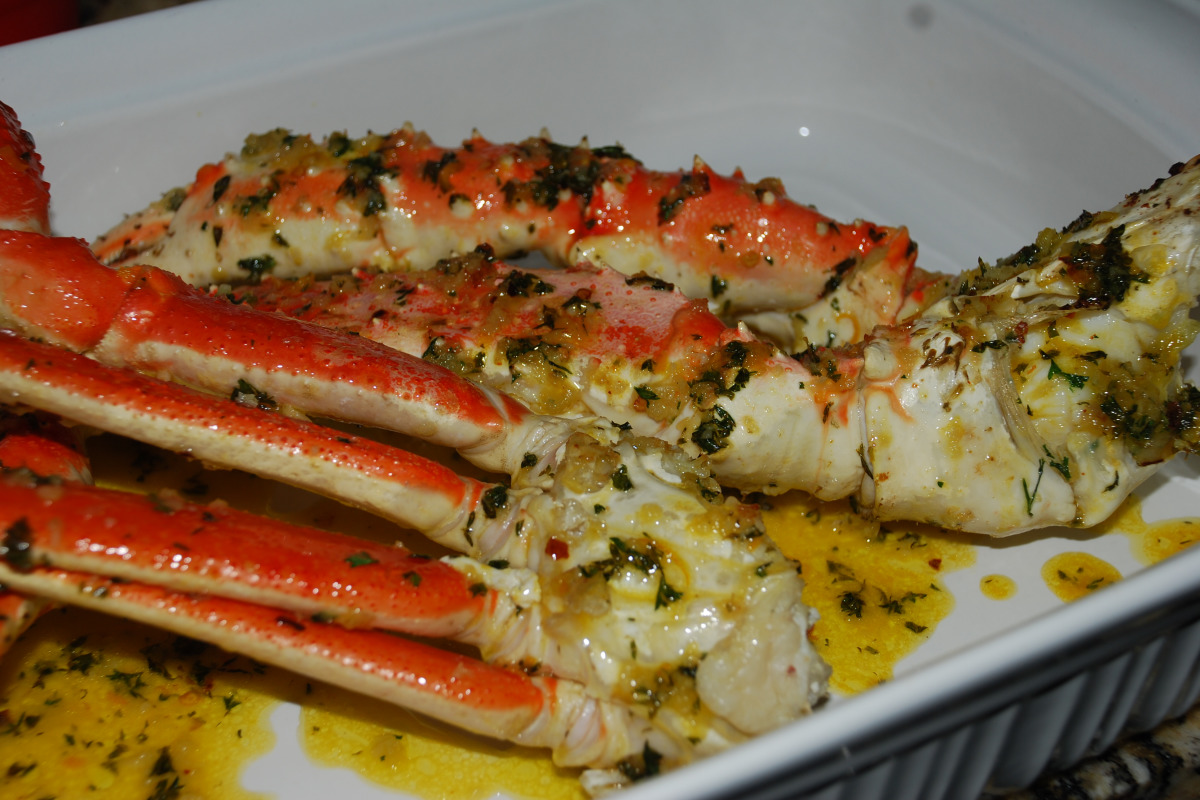 Pan-Seared Dungeness Crab with Lemon-Dill Butter