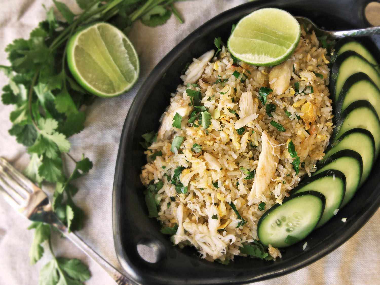 Coconut-Crab Rice Bowl