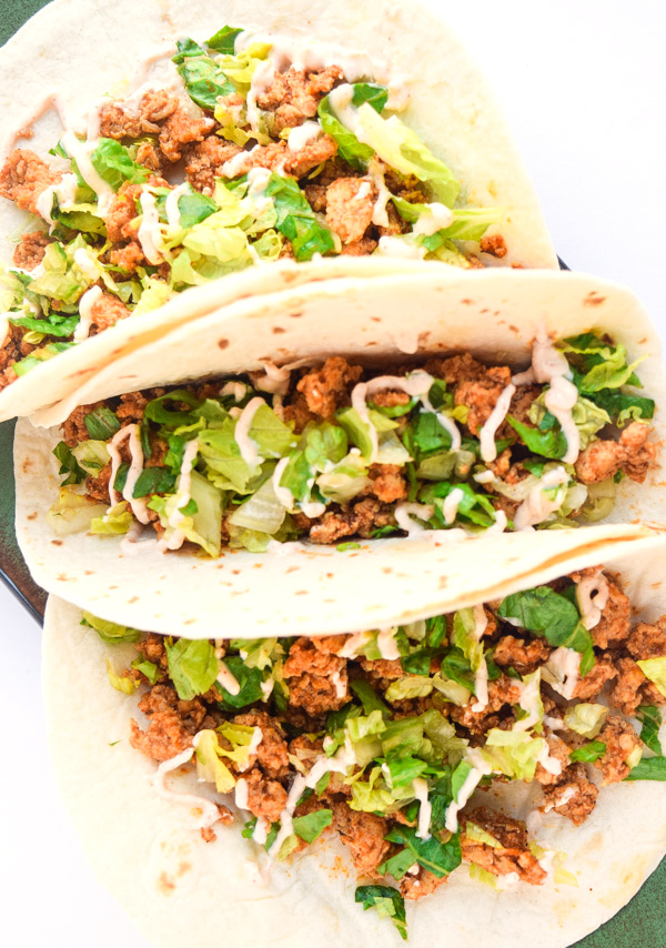 Chipotle-Lime Chicken Tacos with Cabbage Slaw