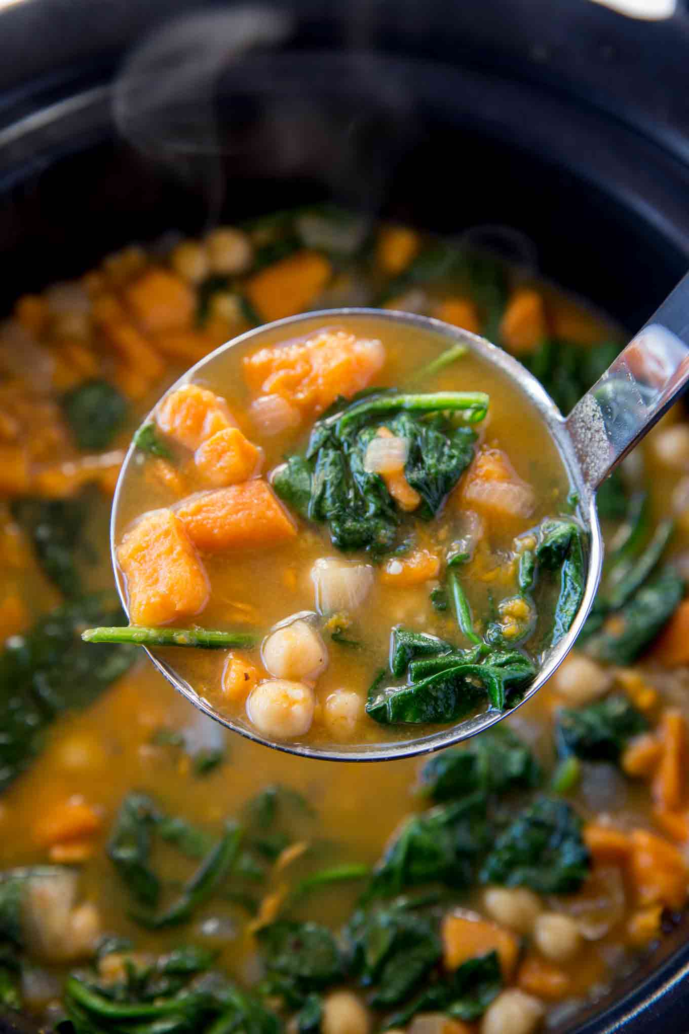 Miso-Glazed Sweet Potato and Chickpea Stew