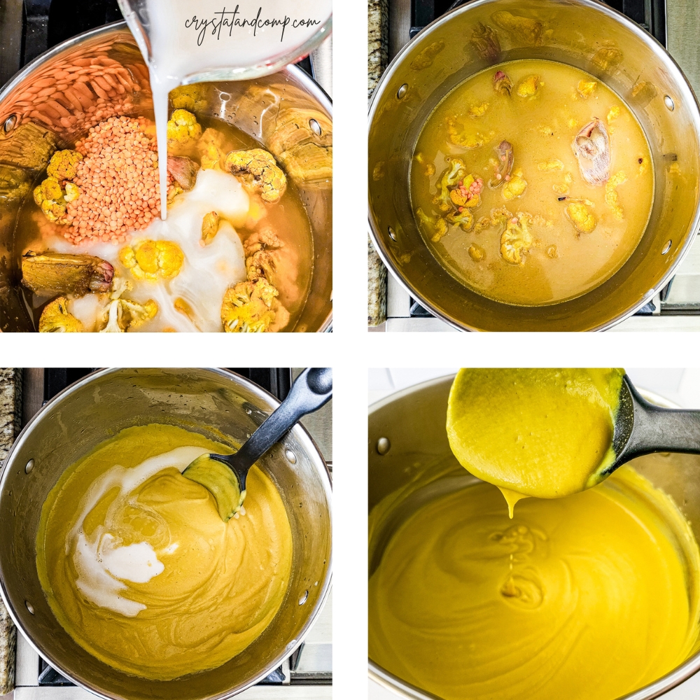 Turmeric-Cauliflower Soup with Coconut Milk