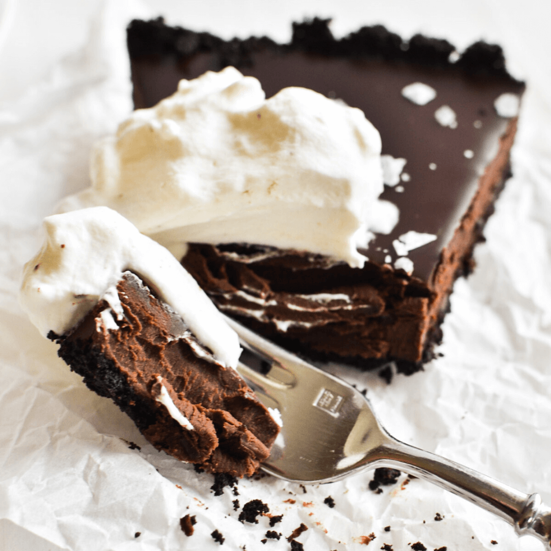 Truffle Chocolate Tart with Belgian Truffles